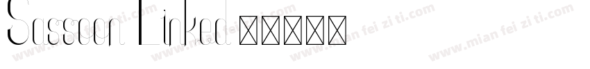 Sassoon Linked字体转换